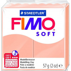 Cietējoša modelēšanas masa FIMO SOFT, 57 g, gaiši rozā krāsa (light flesh) ( Gab. x 2 )