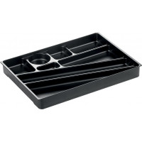 Paplāte kancelejas , 340x240x36mm, melna