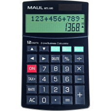 Maul Galda kalkulators MAUL MTL 600, 12 cipari, 2 rindiņas, kursora taustiņi
