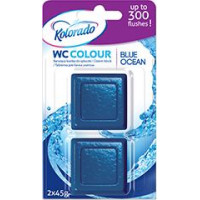 Tualetes tabletes WC Colour BLUE Ocean, 2x45 g ( Iepak. x 2 )