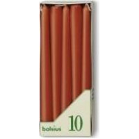 Sveces BOLSIUS 24,5x2,4cm, sarkanas, 10gab