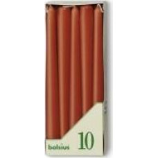 Sveces BOLSIUS 24,5x2,4cm, sarkanas, 10gab