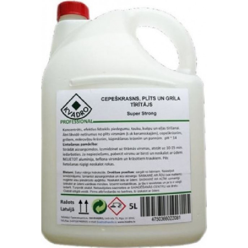 Cepeškrāsns, plīts un grila tīrītājs KVADRO, 5l