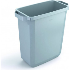 Atkritumu tvertne DURABIN® 60L taisnstūrveida, pelēka (vāciņš jāiegādājas atsevišķi)