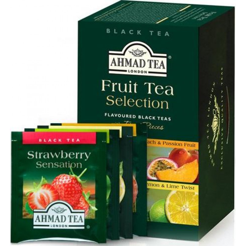 Tēja AHMAD FRUIT SELECTION, 20 x 2 g maisiņi paciņā ( Gab. x 2 )