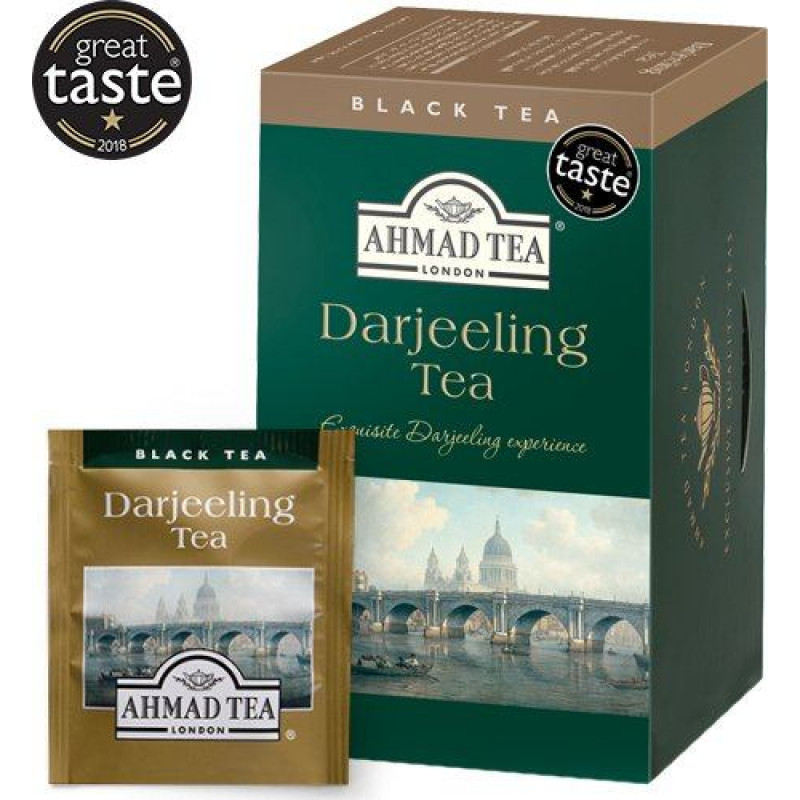 Melnā tēja AHMAD Alu DARJEELING, 20 maisiņi x 2 g paciņā ( Gab. x 2 )