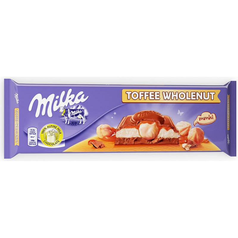 Šokolāde  Milka Toffee Nuts , 300 g
