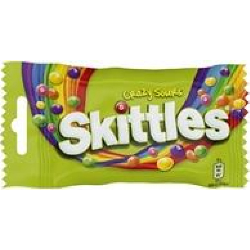 Konfektes SKITTLES Crazy Sours 38g ( Iepak. x 7 )