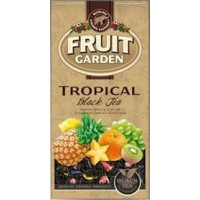 Melnā tēja MOŽUMS Fruit Garden Tropical, beramā, 80 g ( Iepak. x 2 )
