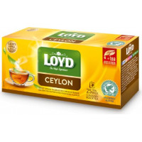 Aromatizēta melnā tēja LOYD Ceylon, 25x2g ( Iepak. x 2 )
