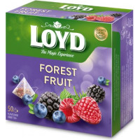 Augļu tēja LOYD Pyramids meža augļu, 50x2g