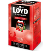Augļu tēja LOYD ar zemenēm  FS 20 maisiņi x 2 g paciņā ( Gab. x 2 )