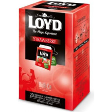Augļu tēja LOYD ar zemenēm  FS 20 maisiņi x 2 g paciņā ( Gab. x 2 )