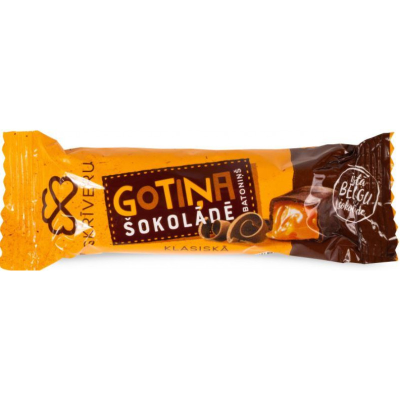 SKRĪVERU GOTIŅA šokolādē batoniņš 40g ( Gab. x 3 )
