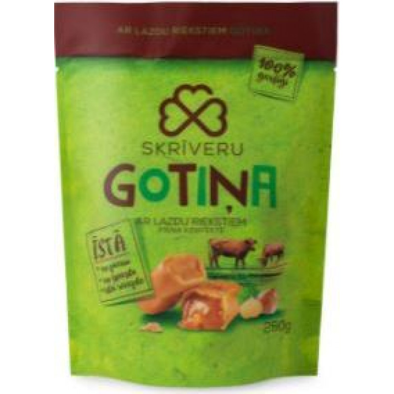 SKRĪVERU GOTIŅA ar lazdu riekstiem 250g