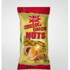 Zemesrieksti Jėga kraukšķīgā apvalkā ar siera un sīpolu garšu, 100g ( Gab. x 3 )