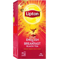 Melnā tēja LIPTON, English Breakfast, 25gab ( Gab. x 2 )