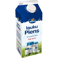 48H Alma lauku piens 3,8-4,2%, 1,5L ( Gab. x 2 )
