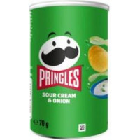 PRINGLES SOUR CREAM & ONION 70g ( Gab. x 2 )