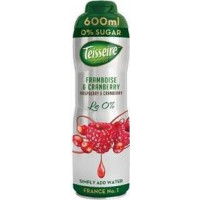 Sīrups dzērieniem TEISSEIRE Aveņu-Dzērveņu bez cukura, bundžā, 0.6 l