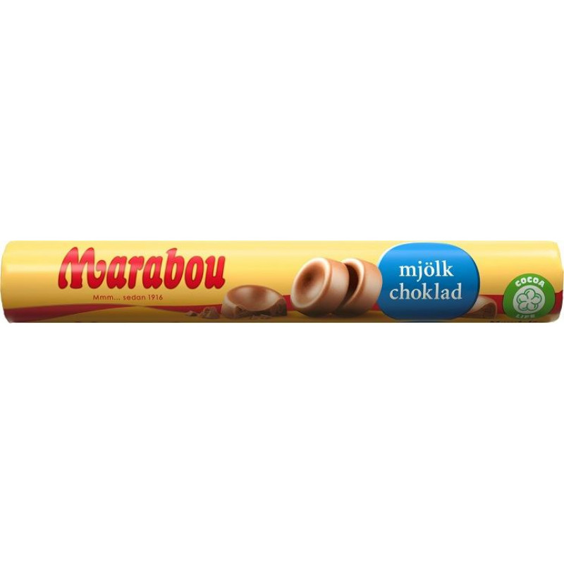 Piena šokolādes konfektes MARABOU Roll, 74 g ( Gab. x 2 )