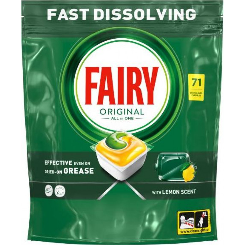 Trauku mazg.kapsulas FAIRY Ain1 Lemon, 71gb