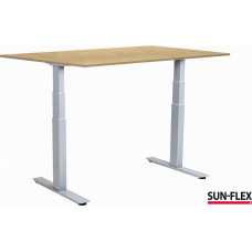 Regulējama augstuma rakstāmgalds SUN-FLEX  ADAPT VI,(600706+650906) 2 motors, bērza, 160x80 cm