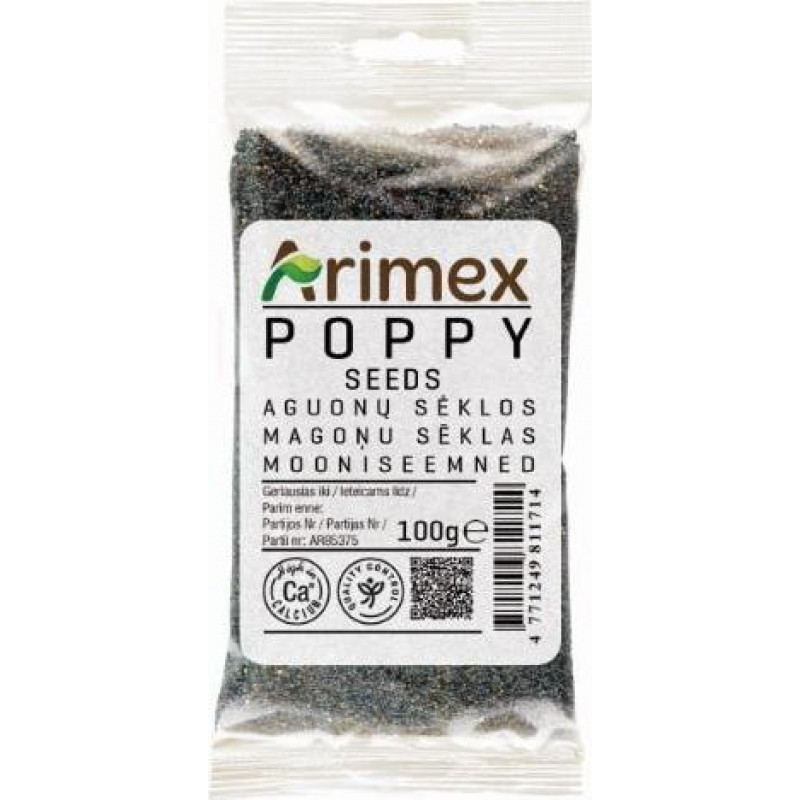 Magoņu sēklas ARIMEX, 100g