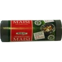 Atkritumu maisi 35l pelēki, 50x63cm, LDPE 30mk 0,258 kg, 10 gab. Merkant ( Gab. x 10 )