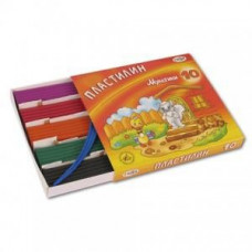 Plastilīns 10 krāsas Gamma MULTENES