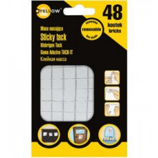 Līmejoša masa 50gr/48 gab.balta YELLOW