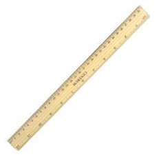 Lineāls 30 cm koka CENTRUM