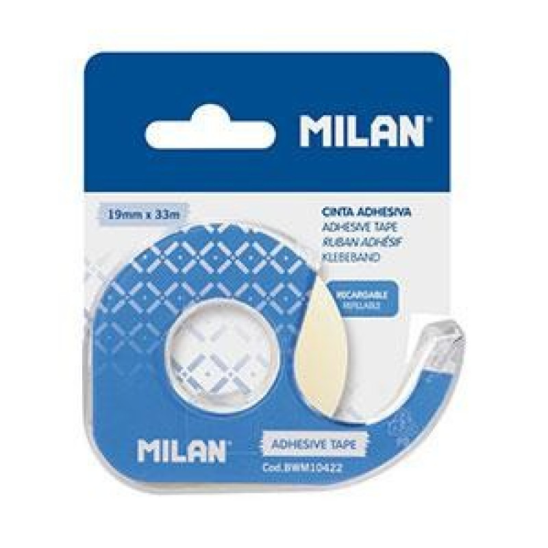 Līmlente 19mmx33m caurspīdīga turētājā Milan