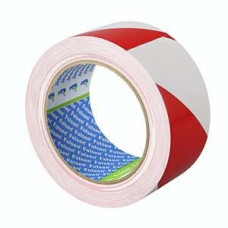 Brīdinājuma līmlente sarkana-balta 50mmx33m PVC Fol