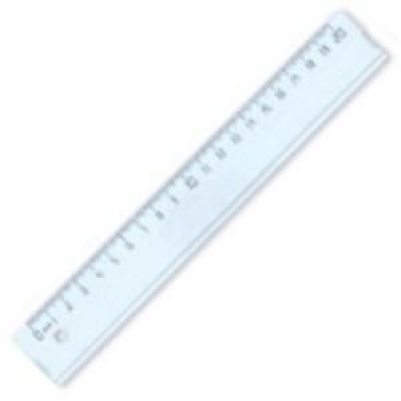 GR Lineāls 20cm caurspīdīgs GRAND