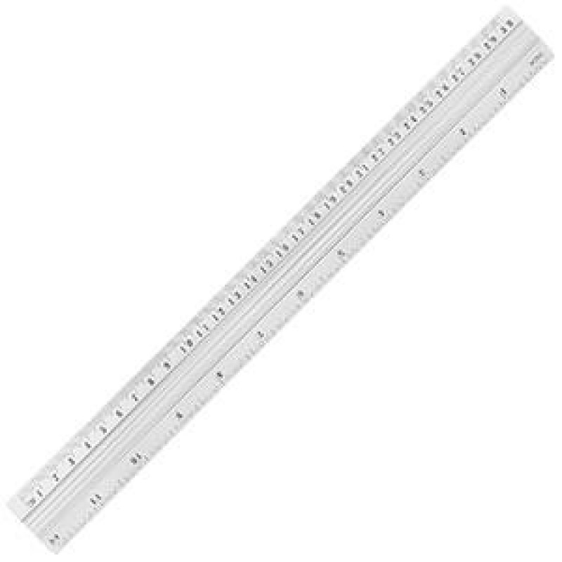GR Lineāls 30cm alumīnija sudraba GR-112-30 GRAND