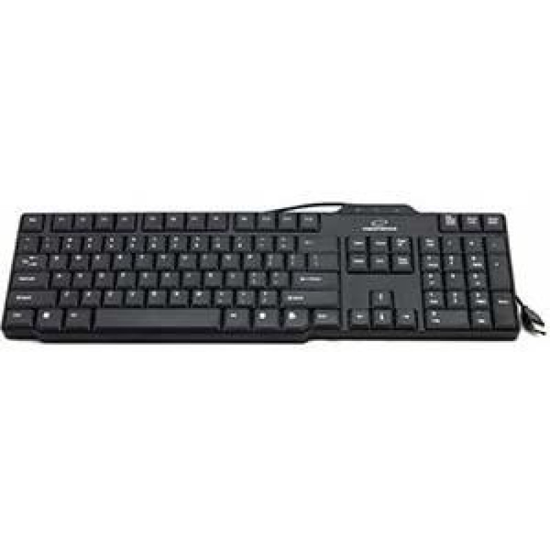 Tastatūra EK116 Buffalo USB melna ENG Esperanza