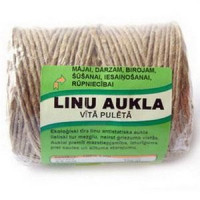 Vītā aukla 2.5mmx100gr,  linu,  pulētā