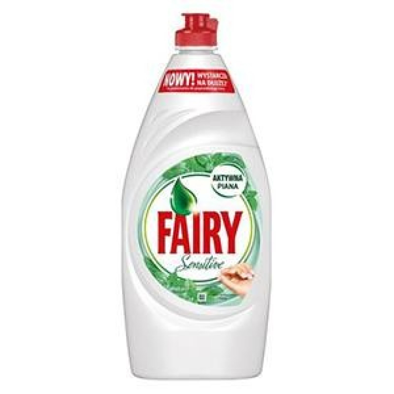 FAIRY Sensitive Tea tree & Mint 900ml trauku mazg. līdzekli
