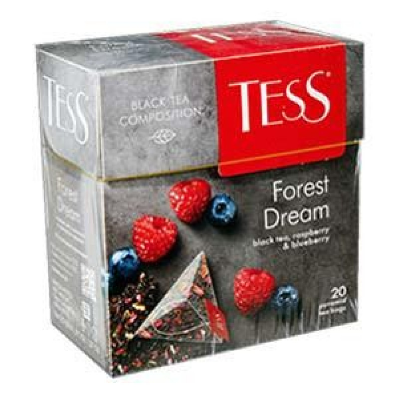 TESS Forest Dream melnā tēja piramīdās 20x1.8g.