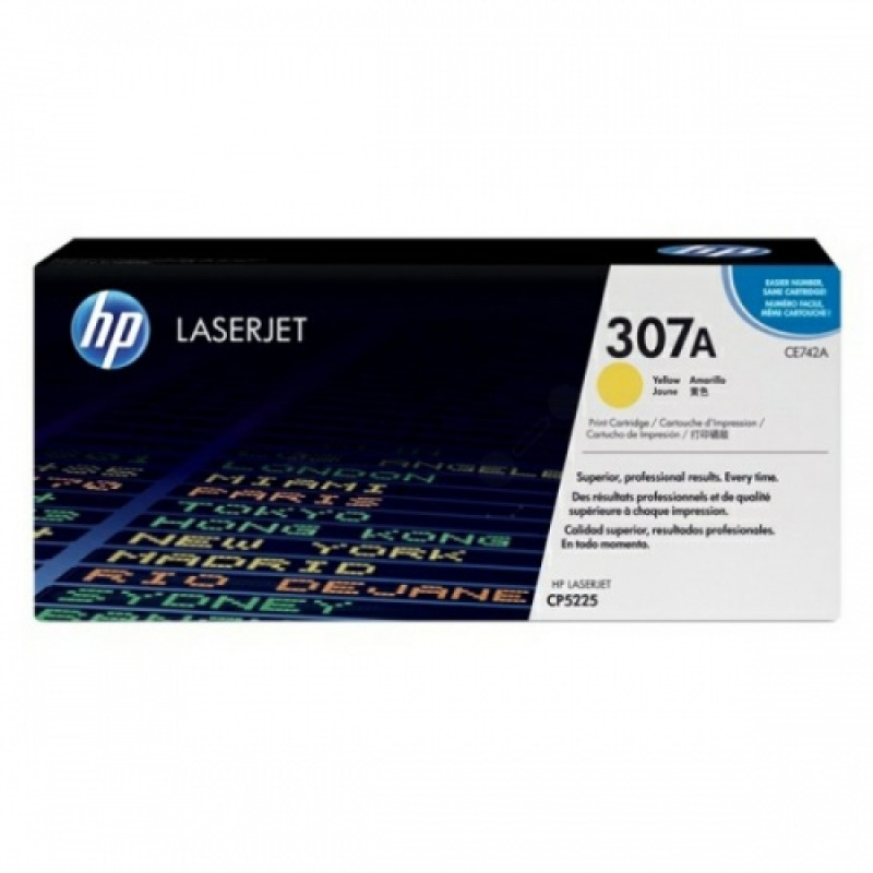 Hewlett-Packard HP Cartridge No.307A Yellow (CE742A)