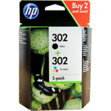 Hewlett-Packard HP Ink No.302 Black + Color (X4D37AE)
