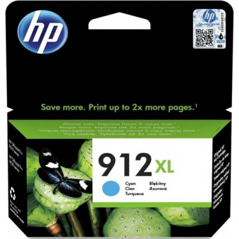 Hewlett-Packard HP printcartridge cyan (3YL81AE, 912XL)