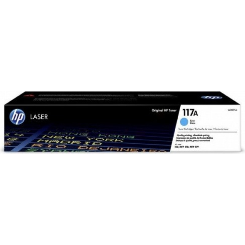 Hewlett-Packard HP CLJ MFP 117A toner cyan W2071A