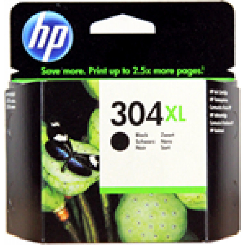 Hewlett-Packard HP Ink No.304 XL Black (N9K08AE)