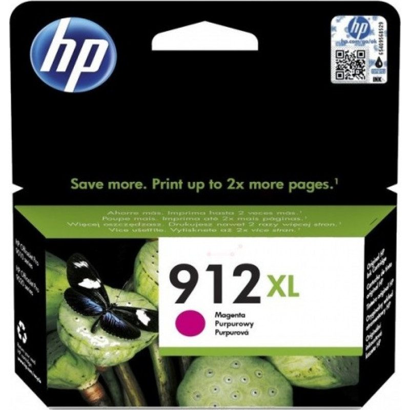 Hewlett-Packard HP printcartridge magenta (3YL82AE, 912XL)